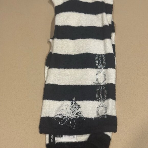 Bebe Monochrome Striped Scarf - Picture 1 of 3